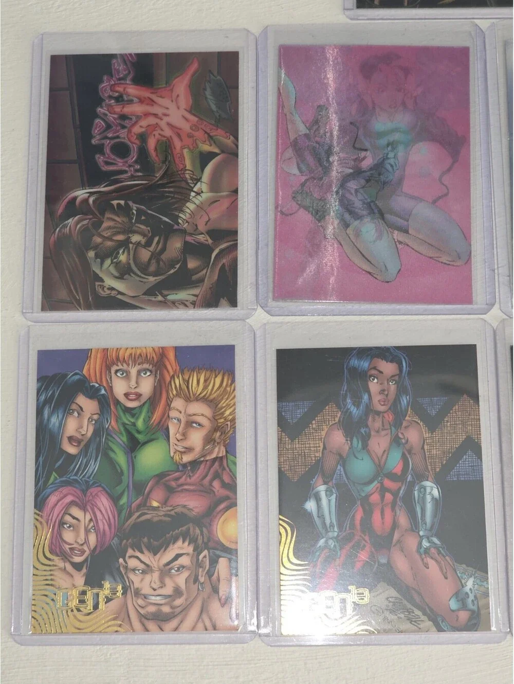 VTG Gen 13 Chromium Variant Covers & Freefall Lenticular SP Chase Card Lot
